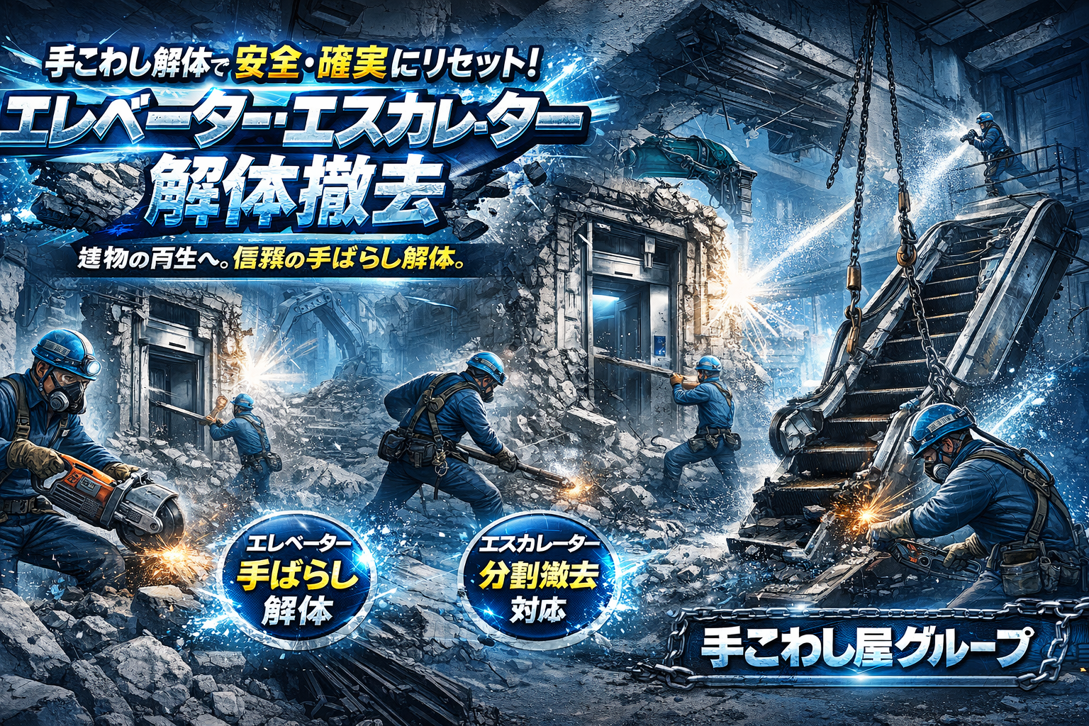エレベーター・エスカレーター解体